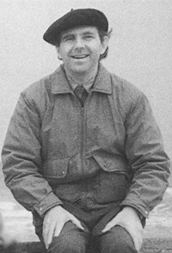 Photograph of Jerome Roche at the seaside
